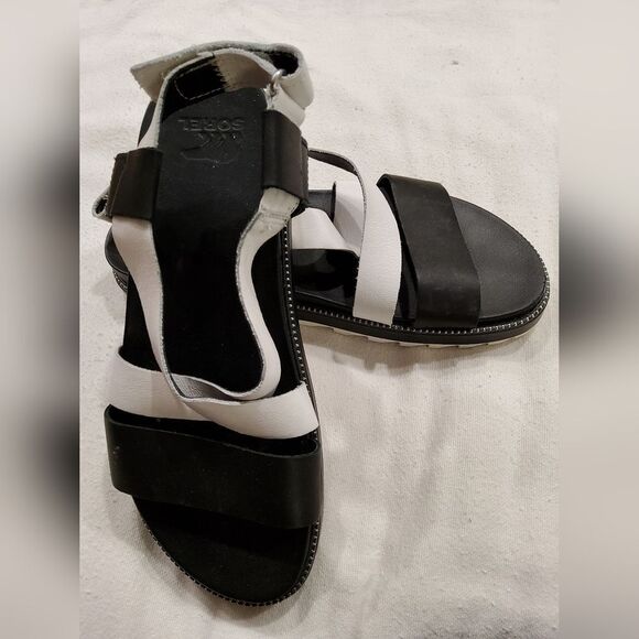 Sorel Roaming Criss-Cross Sling Back Sandals Size 8,5 - Picture 6 of 10